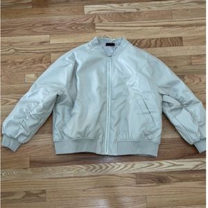 VICI X FATE VEGAN LEATHER BOMBER JACKET - NWT